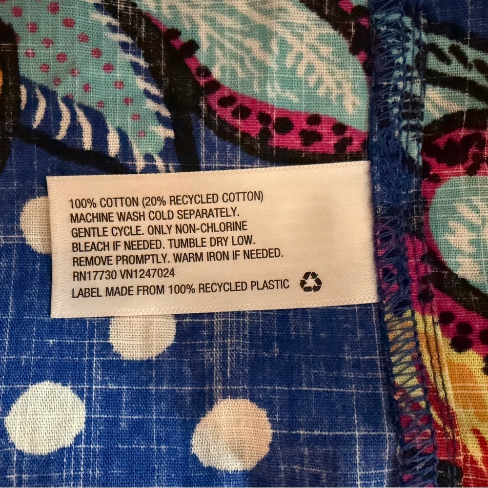 NWT Tabitha Brown For Target Bright Blue Floral Dress - Picture 13 of 15